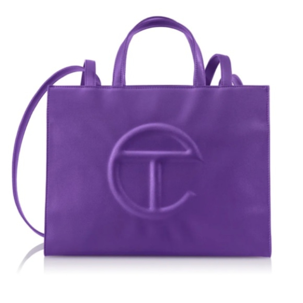 NEW TELFAR Medium Shopping Bag in the color GRAPE dust bag included.